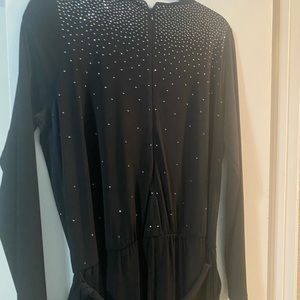 MK large jumpsuit chic night out 5 ft 6” long with wrap belt
